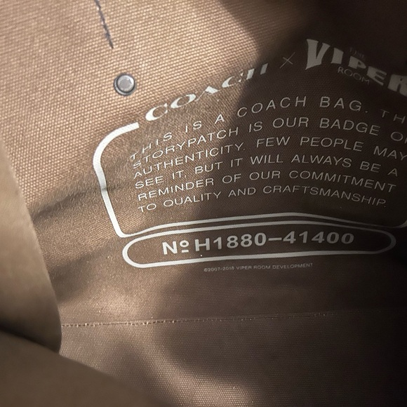 Coach X Viper Room Tote Bag - Picture 5 of 6